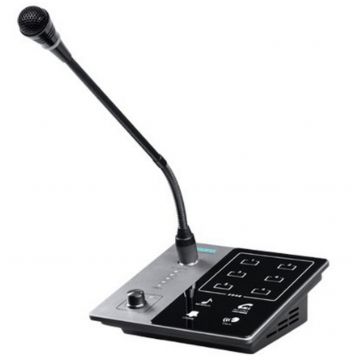 Microfon pentru conferinta DSPPA DMA60M, statie apel 6 zone, RJ45