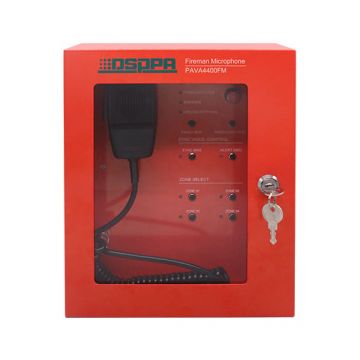Microfon pompieri DSPPA PAVA4400FM, certificat EN54, 24V