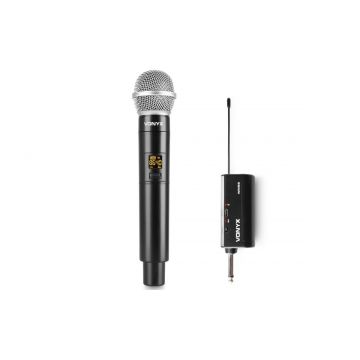 Microfon wireless UHF Vonyx WM55, Plug and Play, cu baterie reincarcabila