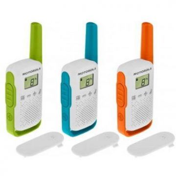 Motorola Statie radio Motorola TLKR T42, PMR446, Raza 4 km, 3 buc