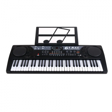 Orga electronica DEPOX , Schone Klange, intrare USB, mini-microfon, suport partitura inclus, negru