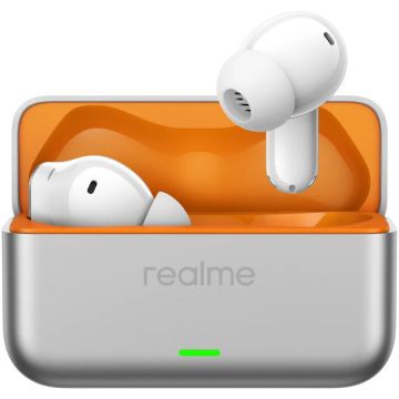 REALME Casti Realme In-Ear, Buds T500 Pro, (Orange Mint), Gri-Portocaliu