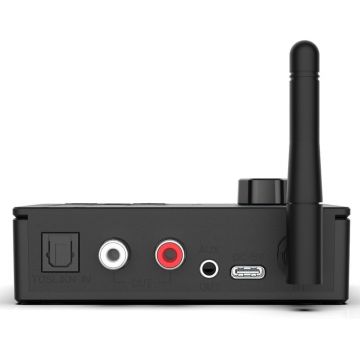 Resigilat Convertor Audio Digital la Analog Techstar® DAC 192KHz cu Bluetooth 5.4 și Telecomanda, Intrari Optice, Iesiri RCA și Jack 3.5mm