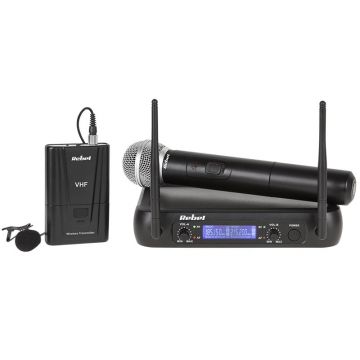 Set Microfon Wireless + Lavariera Rebel MIK0142