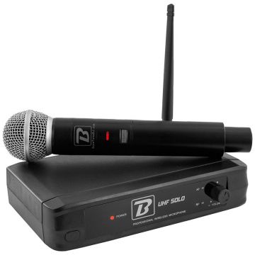 Set microfon wireless si receptor UHF SOLO, 682.2MHz, putere transmisie 30mW, BoomTone DJ, UHF SOLO F1