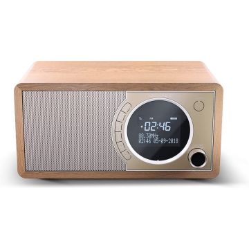 Sharp Boxa portabila Sharp, Bluetooth 4.2, Radio DAB+/FM, 3W RMS, Maro