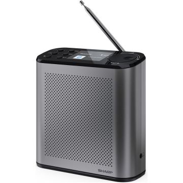 Sharp Sharp DR-P530(GY) OSAKA Portable Digital Radio, Grey        