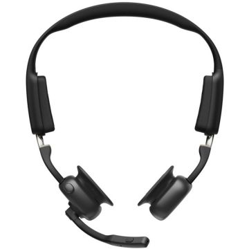 Shokz Casti cu conductie osoasa Shokz OpenMeet, Videoconferinta, Wireless, Bluetooth, Negru