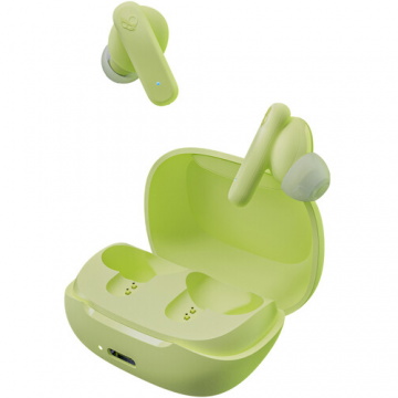 Skullcandy Casti True Wireless Skullcandy Smokin' Buds, Bluetooth, Microfon, Verde