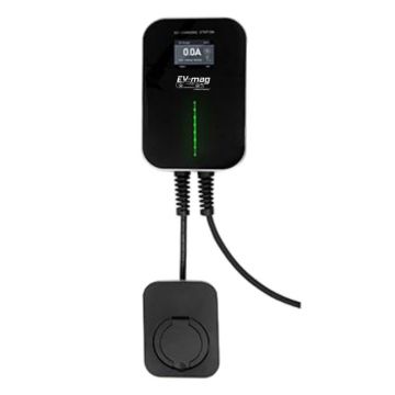 Statie fixa cu ecran pentru incarcare masini electrice EV-MAG BS-B10-BA/7, 7 kW, type 2, monofazat