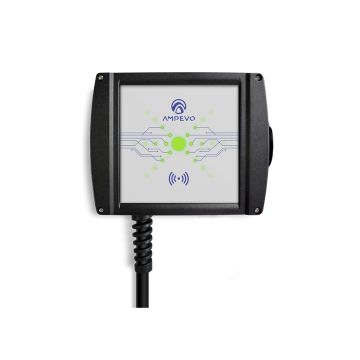 Statie incarcare masini electrice Ampevo AMP322T2GO-CP+RFID, 22 kW, Type 2, trifazat + 2x card RFID