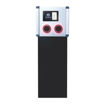 Statie incarcare masini electrice EV-MAG AMPEVO GS344T2G - IK10, RFID, ecran 10 inch tactil, 2x22 kW, Type 2, trifazat