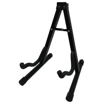 Stativ universal pliabil DEPOX  pentru chitara, 38 cm, metalic, negru