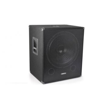 Subwoofer activ RMS 500W, 2x 250W, 8Ohm, 18 Inch, Jack 6.35, RCA, stereo, negru, Vonyx SMWBA18