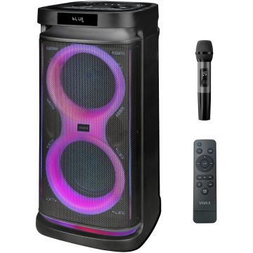VIVAX Boxa Bluetooth Vivax, 80W RMS (160W Peak), TWS, Karaoke, BS-820, Negru
