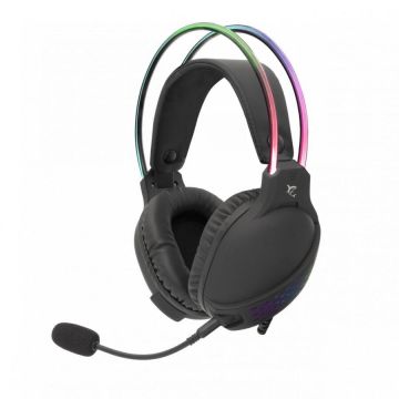White&nbsp;Shark Casti Gaming White Shark GH-2140 OX, Iluminare RGB, Microfon Detasabil, Negru