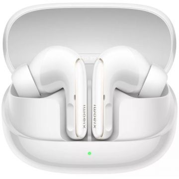 Xiaomi Casti In-Ear Xiaomi Buds 5 Pro BT, Wireless, Bluetooth, ANC, ENC, Autonomie 38h, 2.1Mbps HiFi, Harman AudioEFX, Alb