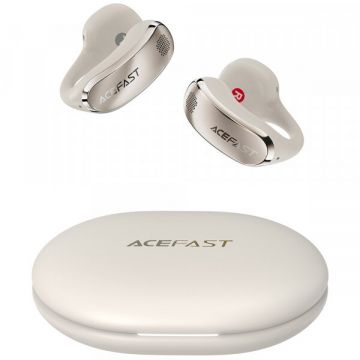 AceFast Handsfree Bluetooth Acefast Aceclip Pro, TWS, Auriu