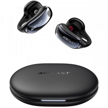 AceFast Handsfree Bluetooth Acefast Aceclip Pro, TWS, Negru