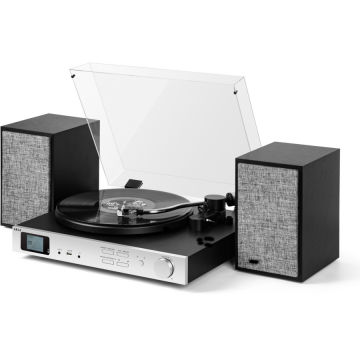 Akai Pick-up Akai, Bluetooth 5.0, USB, Radio FM, Difuzoare externe