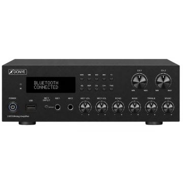 Amplificator PA 2 zone Bluetooth  K-04217020, 2 x 50W RMS, 200W max, USB/FM/AUX