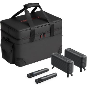 Anker Accesorii proiector Anker Nebula X1, cu 2 boxe wireless, 2 microfoane wireless, husa pentru transport, Negru