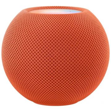 Apple Boxa portabila Apple HomePod Mini,Wi-Fi, Bluetooth, Control prin aplicatie, Portocaliu