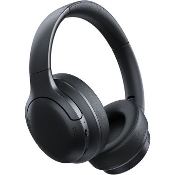 BASEUS Casti Over-Ear Baseus Bass BH1 Lite, SuperBass, Bluetooth 6.0, Autonomie 80 ore, Negru