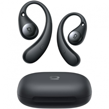 BASEUS Casti True Wireless Open-Ear Baseus Eli Sport 2, Bluetooth 6.0, IP57, Autonomie 45 ore, Negru
