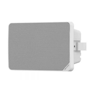 Boxa IP perete Hikvision DS-QAZ1120G1R-B, 20W, 8 ohm, microfon dublu, audio bidirectional, Bluetooth 5.0, SIP/ONVIF, slot 64GB, jack 3.5
