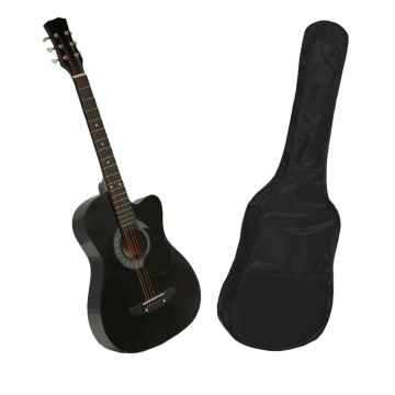 Chitara clasica din lemn 95 cm, husa nylon cadou