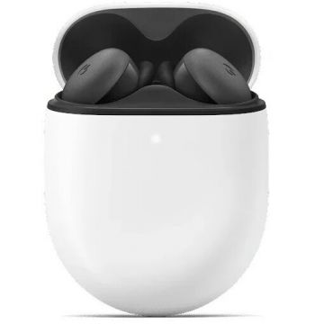 Google Casti In-Ear Google Pixel A Series, True Wireless, Bluetooth, Microfon, Fast Pair, Autonomie 24 ore, Charcoal (Alb-Negru)