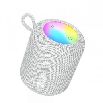 HOCO Boxa Portabila Bluetooth HOCO HC30, 5W, TWS, RGB, Gri