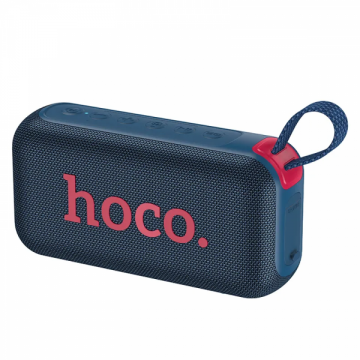 HOCO Boxa Portabila Bluetooth HOCO HC32, 2 x 10W, TWS, RGB, Bleumarin