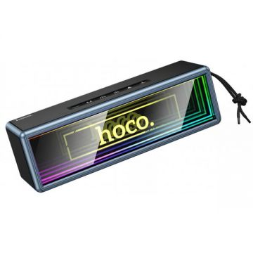 HOCO Boxa Portabila Bluetooth HOCO HC40, 2 x 10W, TWS, RGB, Neagra