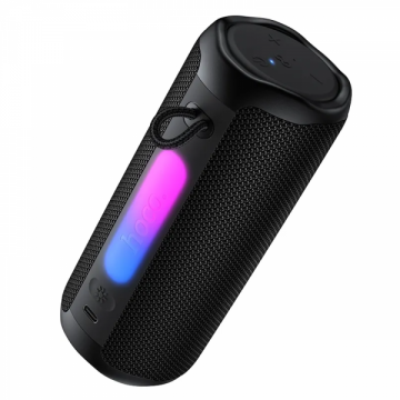 HOCO Boxa Portabila Bluetooth HOCO HC50, 8W, TWS, RGB, Waterproof, Neagra