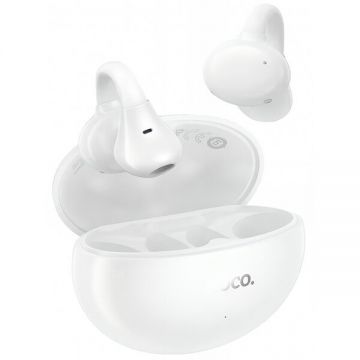 HOCO Handsfree Bluetooth HOCO EA8, TWS, Alb