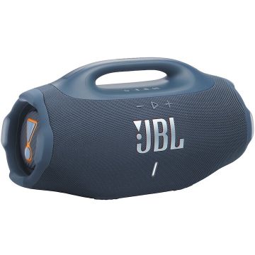 JBL Boxa portabila JBL Boombox 4, 210W, Pro Sound, IP68, Auracast, Baterie detasabila, Autonomie 34 ore, Albastru