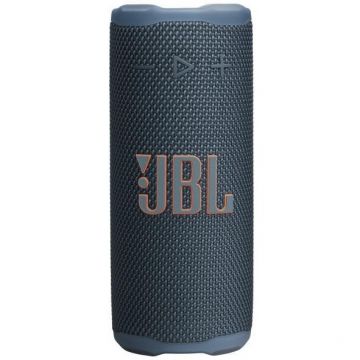 JBL Boxa portabila JBL Grip, Bluetooth, Pro Sound, Auracast, Autonomie 14 ore, Lumina ambientala, IP68, Albastru
