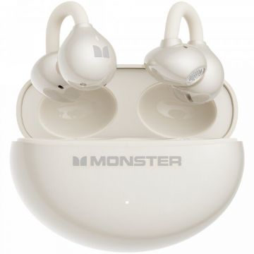 MONSTER Handsfree Bluetooth Monster AirClip AC200, TWS, Crem Deschis