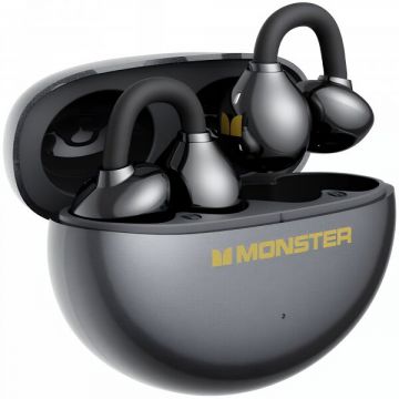 MONSTER Handsfree Bluetooth Monster AirClip AC200, TWS, Negru