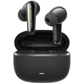MONSTER Handsfree Bluetooth Monster Clarity 200, TWS, ANC, Negru