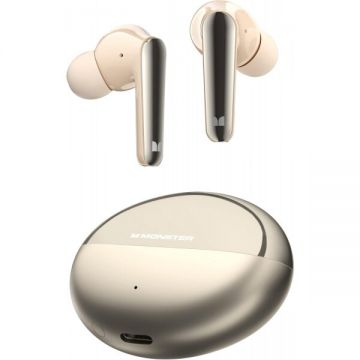 MONSTER Handsfree Bluetooth Monster N-Lite 203 AirLinks, TWS, Auriu