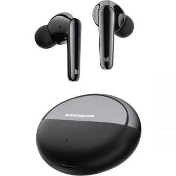 MONSTER Handsfree Bluetooth Monster N-Lite 203 AirLinks, TWS, Negru