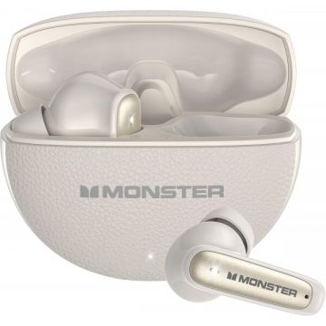MONSTER Handsfree Bluetooth Monster N-Lite 310, TWS, Crem Deschis