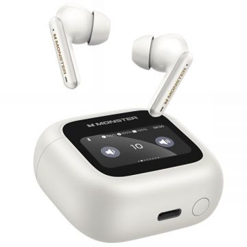 MONSTER Handsfree Bluetooth Monster TH300, TWS, Alb