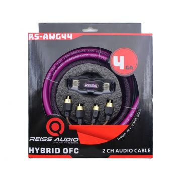 Reiss Audio RS-AWG44 - Kit Cabluri Alimentare 4 AWG pentru Amplificator