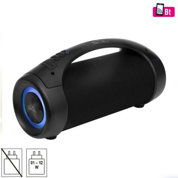 Somogyi Boxa portabila BT 5000 Boombox, rezistent la apa, Bluetooth,  50 W, 3600 mAh, Negru