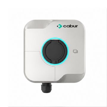 Statie incarcare masini electrice Cabur Evo EVEVO11S, 11 kW, priza Type 2, trifazat / monofazat, RFID, 4G, WiFi, Bluetooth, control din aplicatie