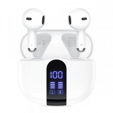 Tech-Protect Handsfree Bluetooth Tech-Protect Ultraboost Core G2, TWS, Alb
